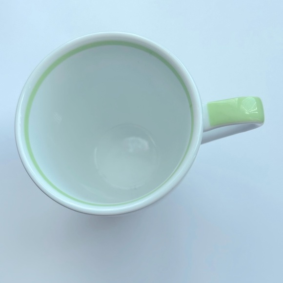 Starbucks Bunny Rabbit HOP 2007 Spring Pastel Footed Coffee Mug 7oz - Picture 8 of 11